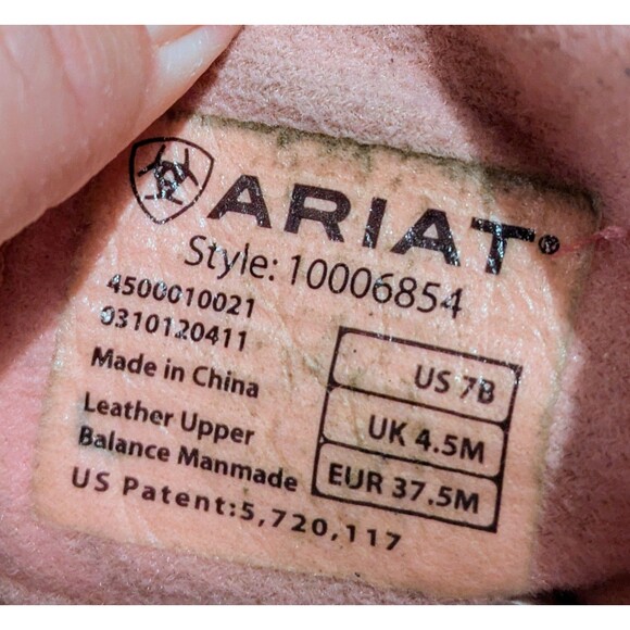 Ariat Fatbaby Western Camo Brown Leather Ranch Cowboy Boots 10006854 Womens 7B - Picture 11 of 11